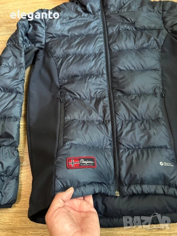 Висок клас мъжко хибридно яке  Bergans of Norway MYRE Pertex 700cuin Down hubrid Jacket , M размер, снимка 5 - Якета - 54619034