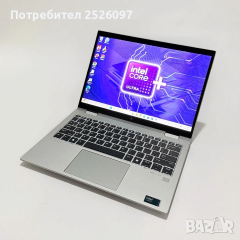 HP EliteBook x360 G11/Ultra 7 165U/32GB DDR5/WUXGA Touch/512GB NVMe, снимка 4 - Лаптопи за работа - 55026867