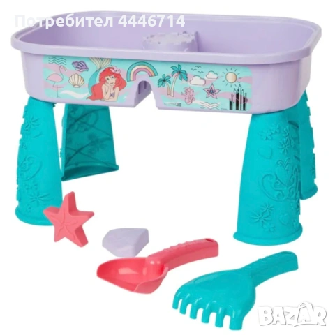Масичка за игра с пясък и вода Ariel Disney Princess, снимка 3 - Образователни игри - 54358981