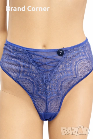 Hunkemöller сини дантелени бикини 2XL
