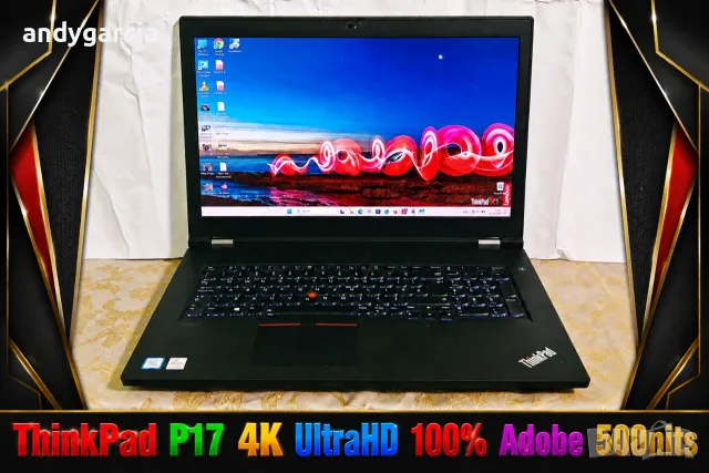  Lenovo ThinkPad P17 4K UHD 100% Adobe/Core i9-10885H/16GB RAM/512GB SSD/NVidia Quadro T2000 4GB 