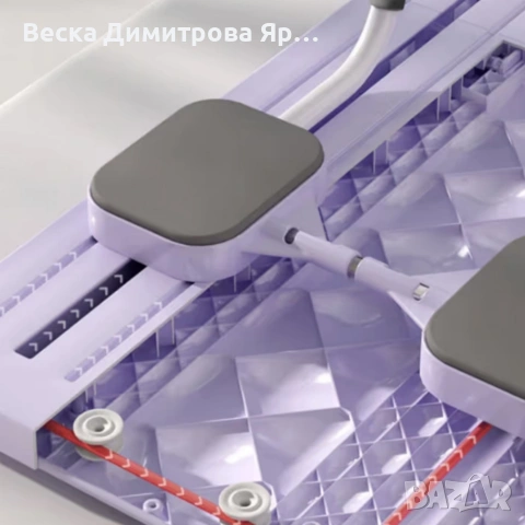 Фитнес дъска за пилатес 3 в 1 – ластици за съпротивление, таймер и стойка за телефон, снимка 5 - Фитнес уреди - 53990103