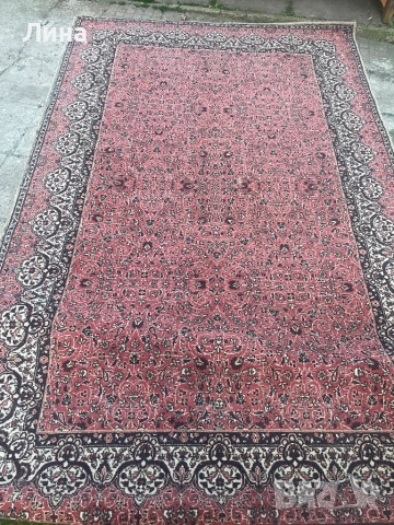 Персийски килим със забележки, снимка 2 - Килими - 54346681
