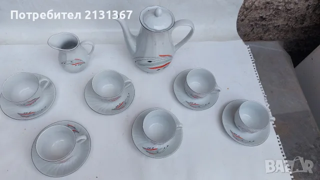 китка,изида,сервиз,български порцелан, снимка 6 - Сервизи - 55338808