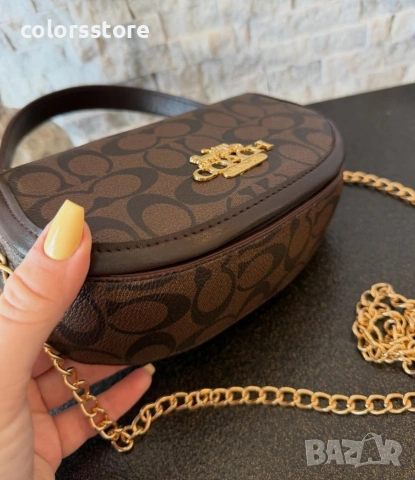 Кафява чанта Coach-IM73e, снимка 3 - Чанти - 54516465