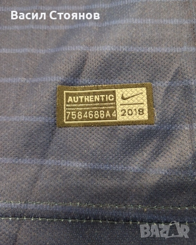 ПСЖ / PSG Nike Home Jersey 2018-2019 - размер 2ХL, снимка 6 - Фен артикули - 54607579