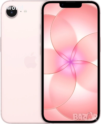 НОВ❗️ 36мес Гаранция❗️ Iphone 17e ⚠️ Лизинг от 24€/м❗️ 256gb soft pink розов ⚠️ неразпечатан!, снимка 3 - Apple iPhone - 54848757