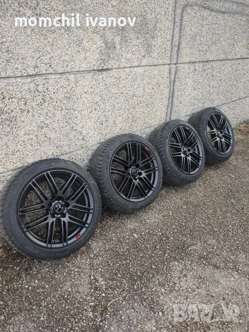 17" оригинални джанти "AEZ", свалени от Mercedes W204, 5х112, /ВАГ/, с датчици за налягане в гумите, снимка 2 - Гуми и джанти - 54990722