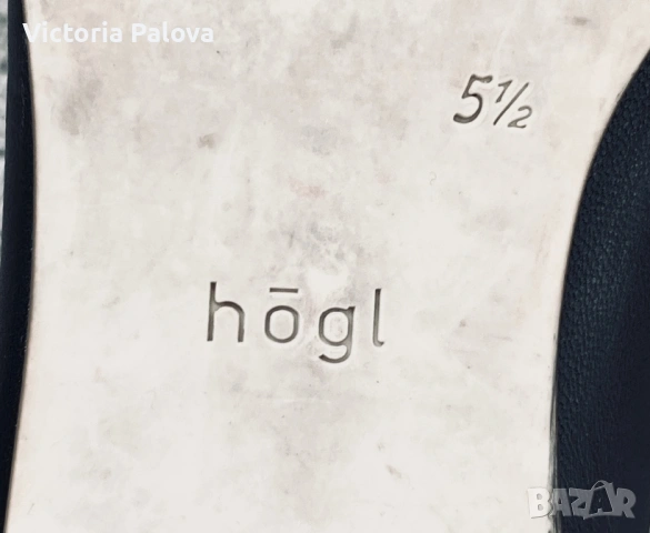 Луксозни черни лоуфъри HÖGL, естествена кожа, снимка 9 - Дамски ежедневни обувки - 54732552