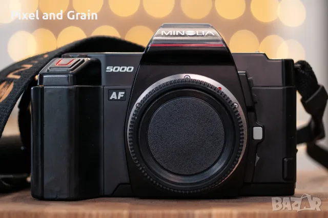 Minolta 5000 + AF Minolta 50mm f/1.7 лентов апарат с обектив