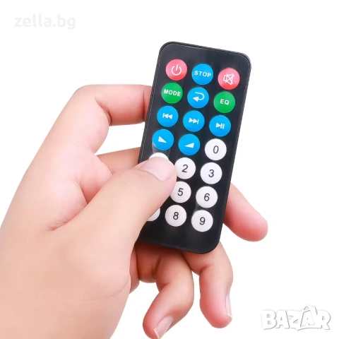 MP3 модул за кола с Bluetooth, USB, SD карта, FM радио и дистанционно, 12V 10004, снимка 5 - Друга електроника - 54655847