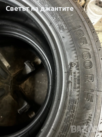 2 бр. Летни гуми Michelin 185/60/15 84T, снимка 5 - Гуми и джанти - 54483369