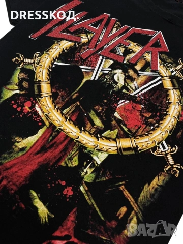 Slayer 30th Anniversary метал мъжка тениска, L размер , снимка 3 - Тениски - 54937025