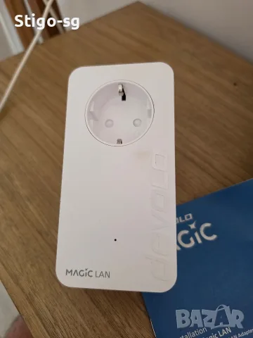 Powerline адаптер devolo Magic 1 LAN 1-1 (G.hn 1200 Mbps) – Като нов, снимка 4 - Приемници и антени - 55642488