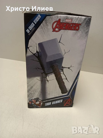 Лампа Avengers Чукът на Тор 3D, снимка 9 - Други - 54406325