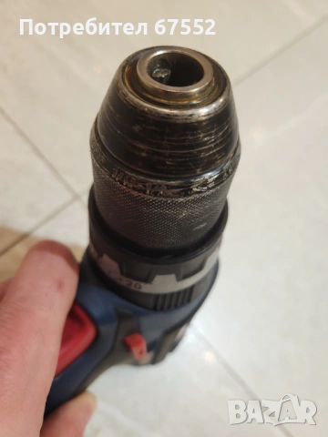 Bosch GSB 18V-60 безчетков винтоверт, отличен, цена 56 EUR без коментар!, снимка 5 - Винтоверти - 54643490