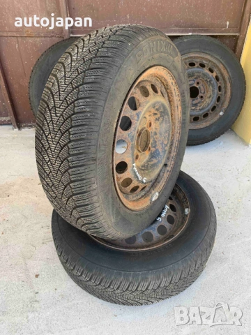 Железни джанти с гуми за Honda Accord 6, снимка 2 - Гуми и джанти - 54932141