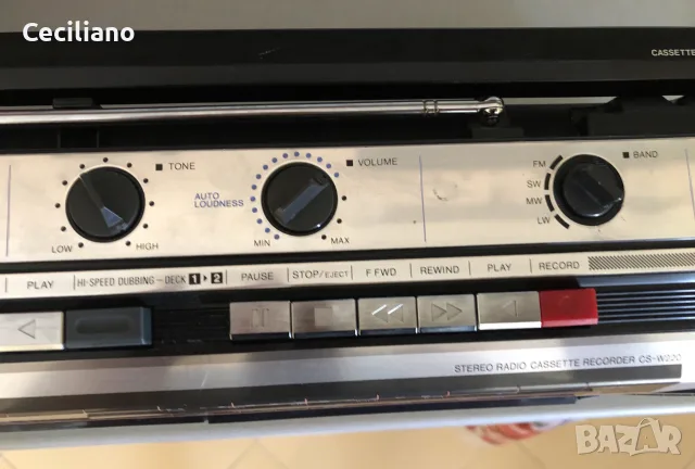 AIWA CS-W220 -Работеща с хубав вид!, снимка 9 - Радиокасетофони, транзистори - 55667035