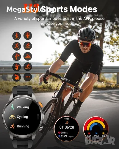 Smart Watch AK90, снимка 3 - Водоустойчиви - 55352217