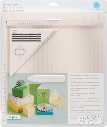 Martha Stewart Scoring Board 12 табло за покани, пликове, подаръчни кутии и другиНОВО
