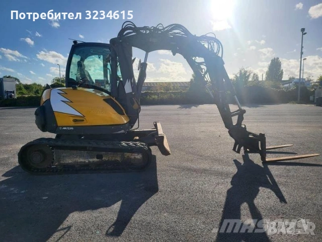 Mecalac 6mcr+клима+4кофи и вилици , снимка 12 - Индустриална техника - 54948055