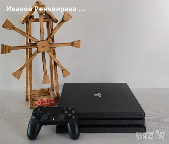 Реновирана конзола Sony Playstation 4 Pro 1TB, 1 джойстик