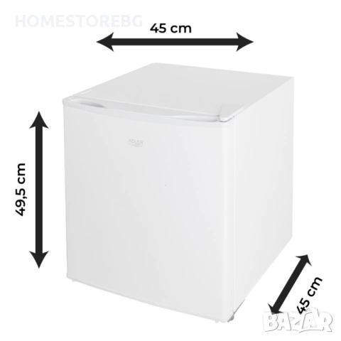 ❄️ Компактният мини хладилник 45L е идеалното решение за офис, хотел, вила или малки пространства.