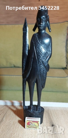 Дърворезба масив за ценители 39см , снимка 7 - Декорация за дома - 54000104