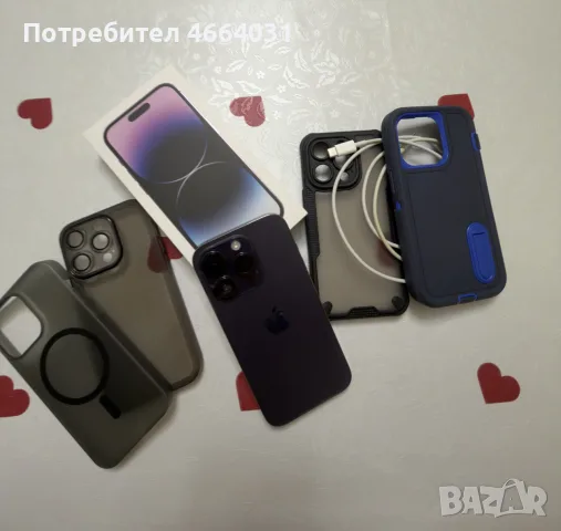 iphone 14 pro Purple 128 GB, снимка 4 - Apple iPhone - 55302359