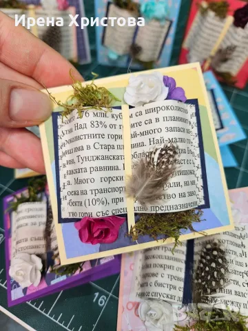Мини картички за учител. Налични! , снимка 12 - Други - 55620706