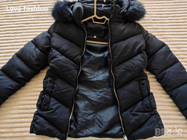Зимно черно /тъмносиньо яке, снимка 4 - Якета - 55206804