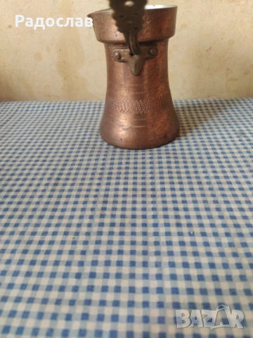 старо медно джезве за турско кафе, снимка 7 - Други - 54264654