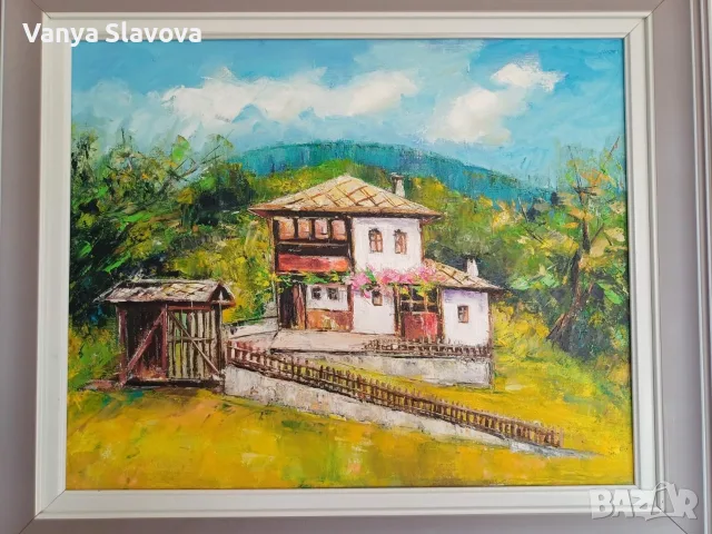 Оригинална маслена картина от Боженци, снимка 5 - Картини - 55424661