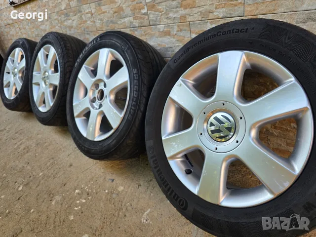 Продавам ОРИГИНАЛНИ Джанти 16 ' цола 5x100 VW Bora Golf Audi a3 Leon 6,5J ET50 Внос от Германия, снимка 2 - Гуми и джанти - 55468391