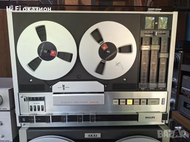Магнетофон Philips N4418  Три глави * Тро мотора, снимка 2 - Декове - 55455486