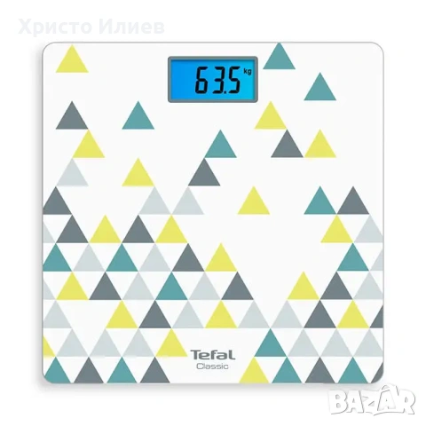 Кантар Tefal 160kg бял жълт