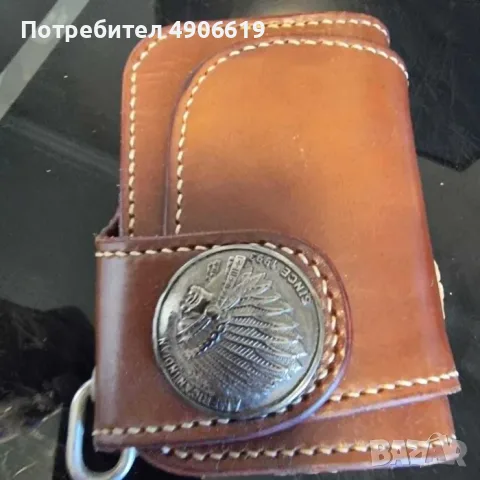 Бутиково кожено портмоне RAAK LEATHER – ръчна изработка, естествена кожа, снимка 4 - Портфейли, портмонета - 55535166
