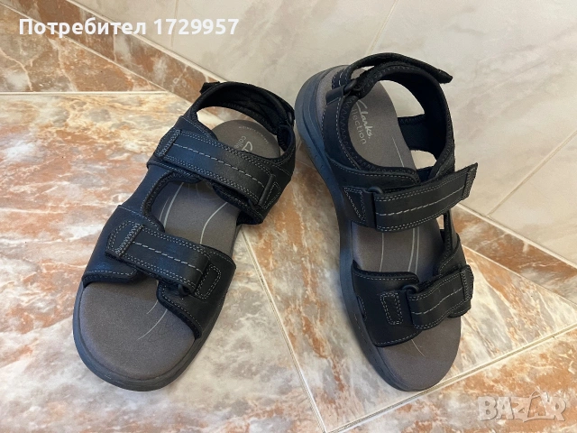 Мъжки - Clarks Guideview Trek Ноер-43, снимка 12 - Мъжки сандали - 55151803