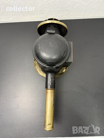 Файтонджийски месингов фенер. №8118, снимка 6 - Антикварни и старинни предмети - 54289873