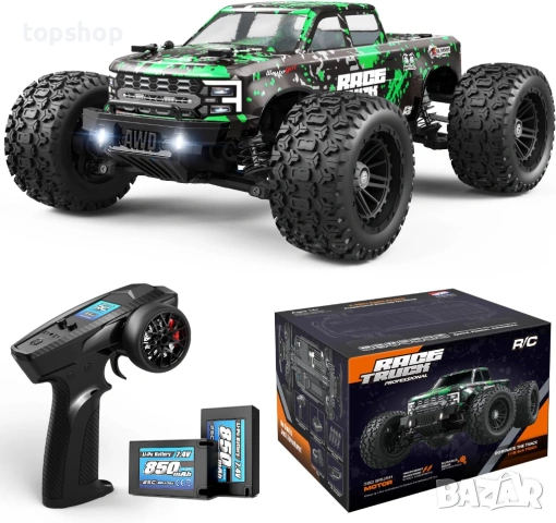 Чисто нов HAIBOXING 18859E 4X4 – Бърз офроуд джип (36 km/h) с две батерии  