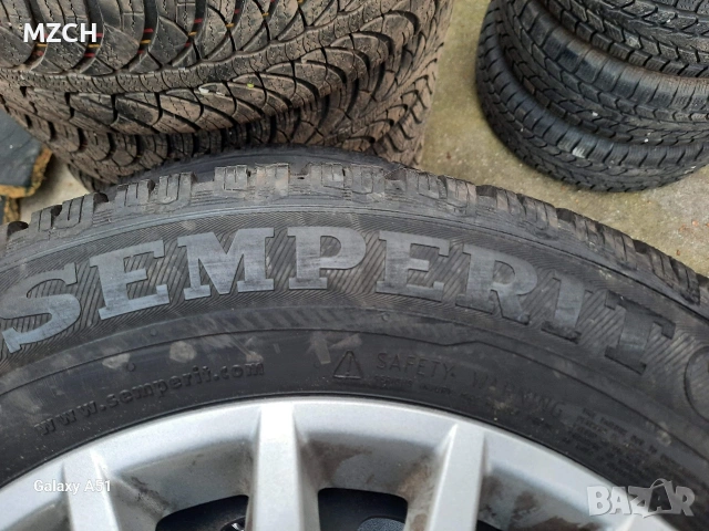 тенекиени джанти с гуми зимни за фият, 15цола , снимка 7 - Гуми и джанти - 54138038