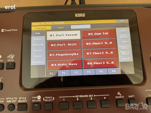 korg pa700 корг па 700 musi set v2.1, снимка 7 - Синтезатори - 55434864