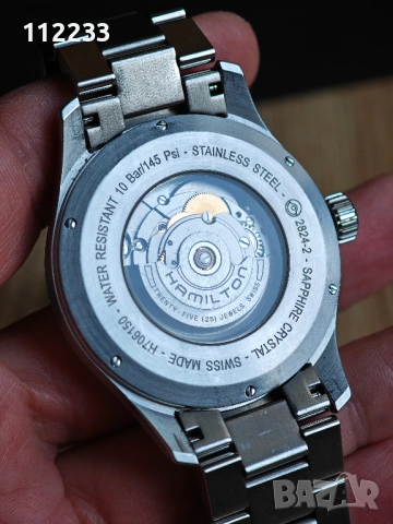 БАРТЕР Hamilton Khaki Field Officer Auto 44 mm, снимка 4 - Мъжки - 54354000