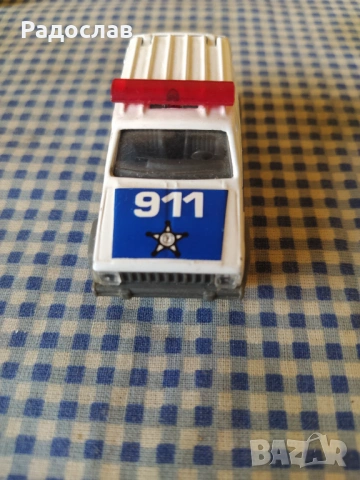 стара количка Majorette Jeep Sheriff, снимка 4 - Колекции - 54356355