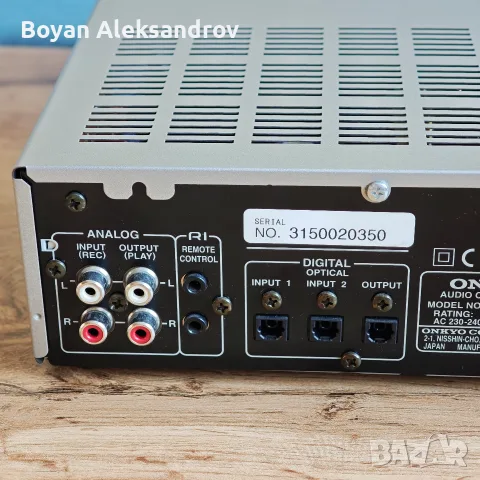 Аудио CD Рекордер Onkyo CDR-205TX с оригинално дистанционно RC-448C, снимка 6 - Декове - 55545737