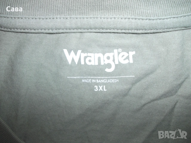 Тениска WRANGLER  мъжка,3ХЛ, снимка 3 - Тениски - 54731044