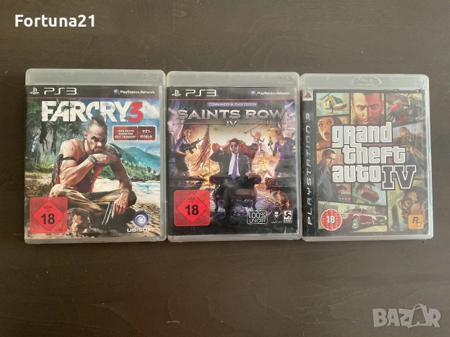 3x PS3 - Saints Row IV , GTA4 , FarCry 3