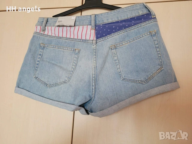 TopShop Moto къси дънкови панталонки НОВИ, снимка 5 - Къси панталони и бермуди - 55127656