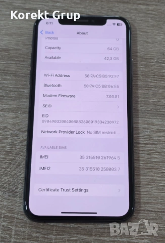 iPhone XS 64GB, снимка 7 - Apple iPhone - 54574087