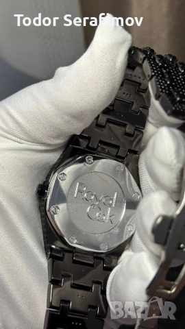 Диамантен часовник Audemars Piguet AP Royal Oak Мъжки, снимка 3 - Мъжки - 54729848